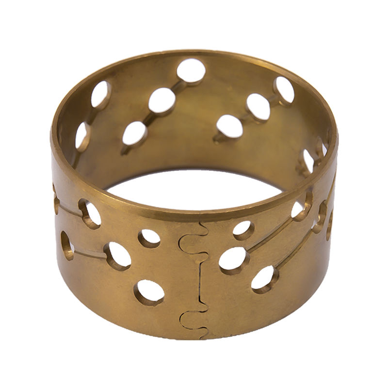 HZ092 Ống lót bằng đồng nguyên khối có rãnh dầu bằng đồng thau