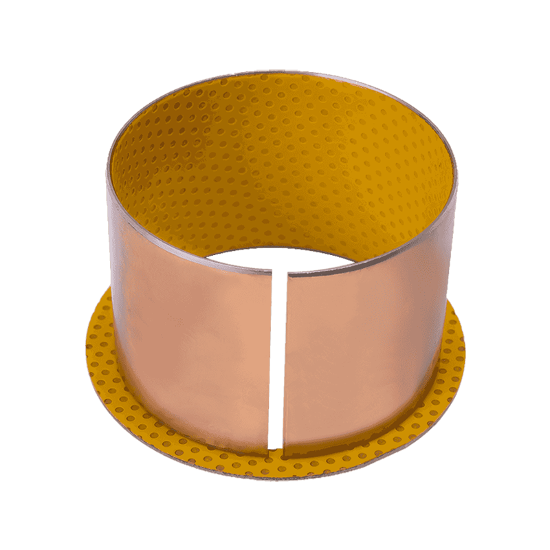 HZ2Y Vòng bi bôi trơn biên POM/chất độn bằng đồng thiêu kết xốp (màu vàng)